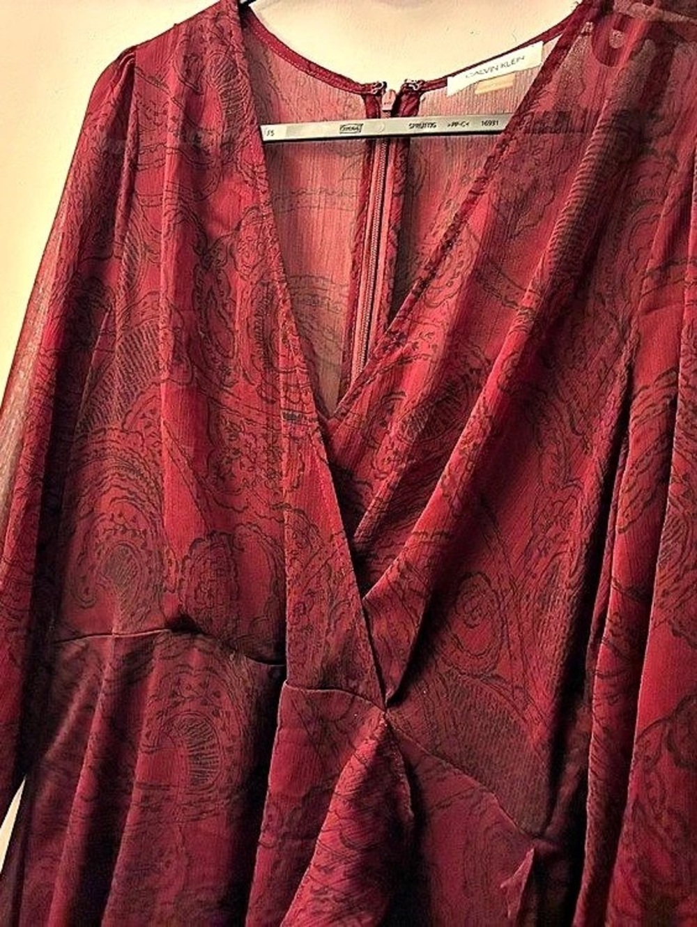 Calvin Klein Dress Red Size 6